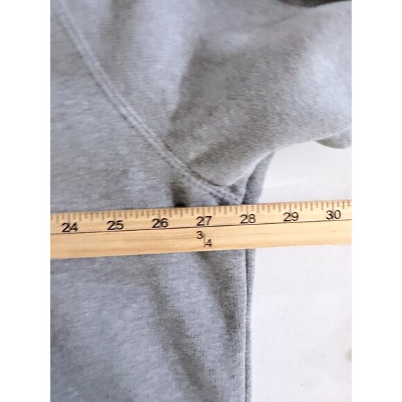 Woolrich Pullover 1/4 Zip Sweatshirt Mens XXL Grey Elbow Patches - Picture 13 of 14